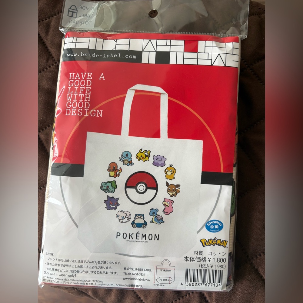 New Pokemon Tote Bag